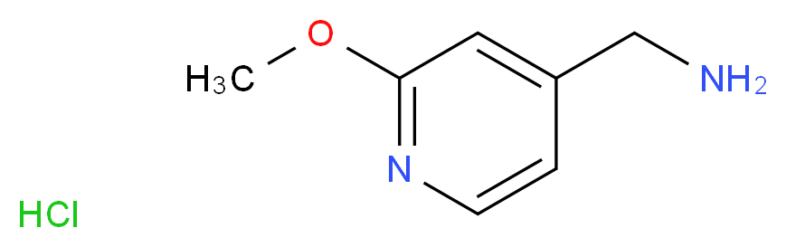 (2-methoxypyridin-4-yl)methanamine hydrochloride_分子结构_CAS_149532-90-1