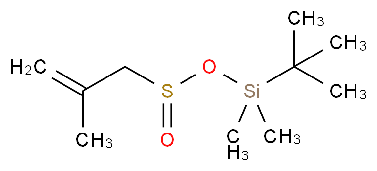 tert-Butyldimethylsilyl methallylsulfinate_分子结构_CAS_850418-20-1)