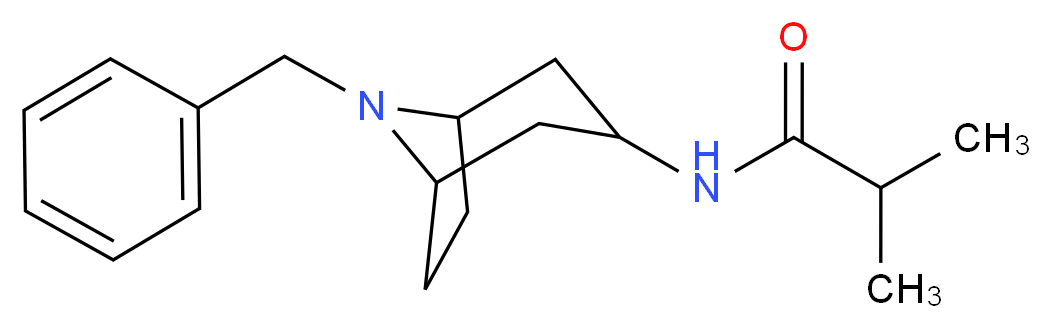 N-{8-benzyl-8-azabicyclo[3.2.1]octan-3-yl}-2-methylpropanamide_分子结构_CAS_376348-67-3