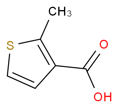 2-Methylthiophene-3-carboxylic acid_分子结构_CAS_1918-78-1)