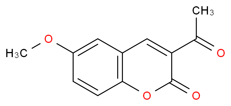 3-Acetyl-6-methoxy-2H-chromen-2-one_分子结构_CAS_)