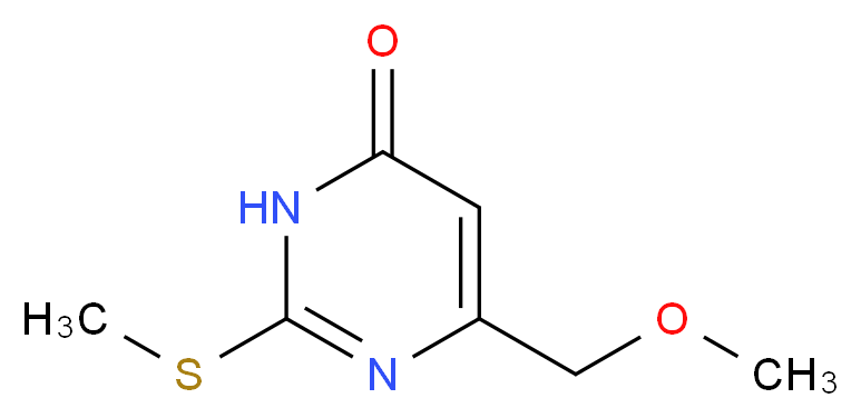 6-(methoxymethyl)-2-(methylthio)pyrimidin-4(3H)-one_分子结构_CAS_68087-13-8)