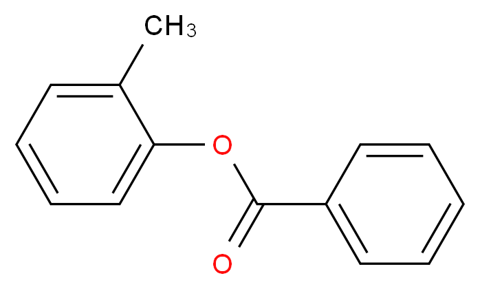 o-Tolyl benzoate_分子结构_CAS_617-02-7)