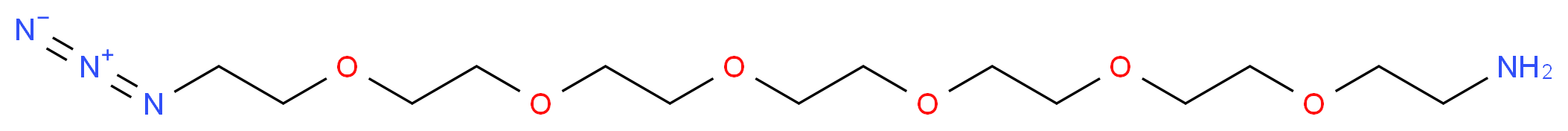 20-azido-3,6,9,12,15,18-hexaoxaicosan-1-amine_分子结构_CAS_957486-82-7