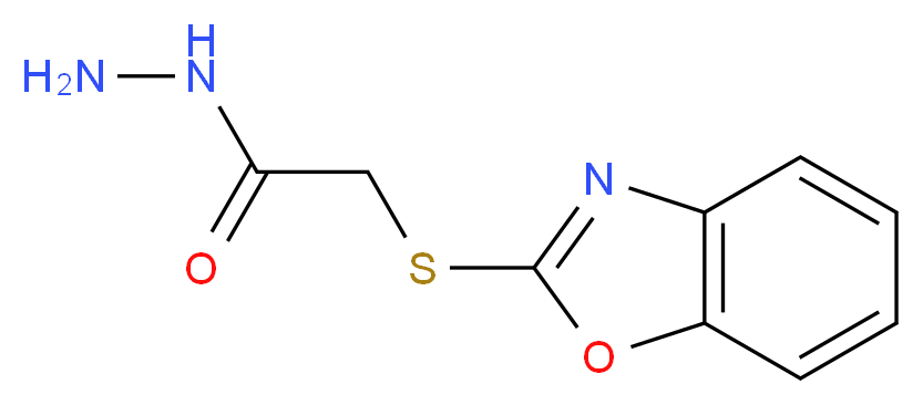 (Benzooxazol-2-ylsulfanyl)-acetic acid hydrazide_分子结构_CAS_113546-63-7)