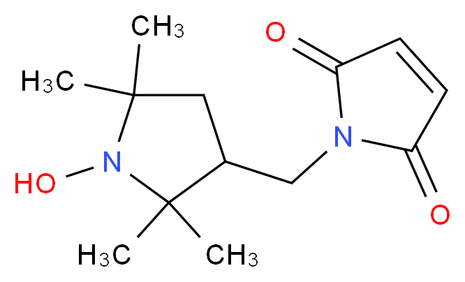 3-(MALEIMIDOMETHYL)-PROXYL_分子结构_CAS_54060-41-2)