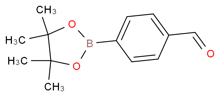 4-Formylbenzeneboronic acid, pinacol ester_分子结构_CAS_128376-64-7)