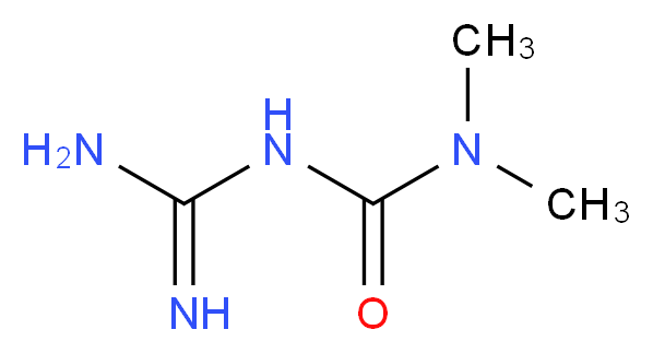 3-(Carbamimidoyl)-1,1-dimethylurea_分子结构_CAS_118632-64-7)