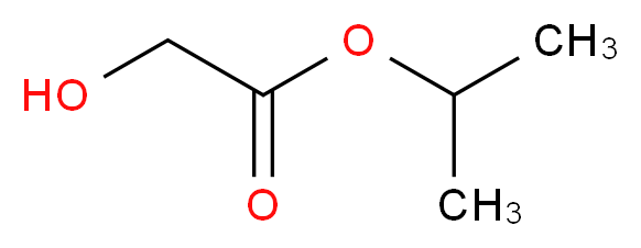propan-2-yl 2-hydroxyacetate_分子结构_CAS_623-61-0