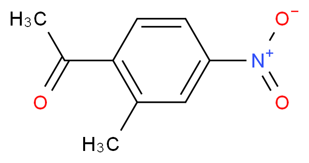 1-(2-methyl-4-nitrophenyl)ethan-1-one_分子结构_CAS_77344-68-4