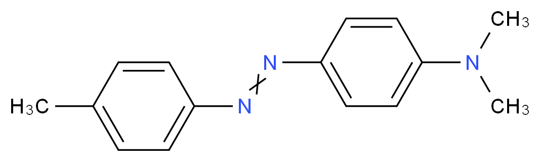 4-二甲氨基-4'-甲基偶氮苯_分子结构_CAS_3010-57-9)