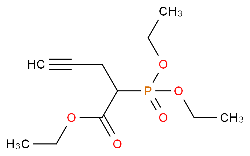 α-炔丙基膦酰乙酸三乙酯_分子结构_CAS_26199-74-6)