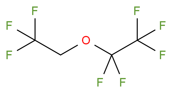 1,1,1,2,2-pentafluoro-2-(2,2,2-trifluoroethoxy)ethane_分子结构_CAS_156053-88-2