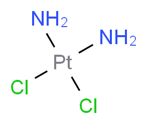 dichloroplatinumdiamine_分子结构_CAS_15663-27-1