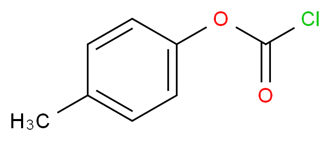 4-Methylphenyl chloroformate_分子结构_CAS_937-62-2)