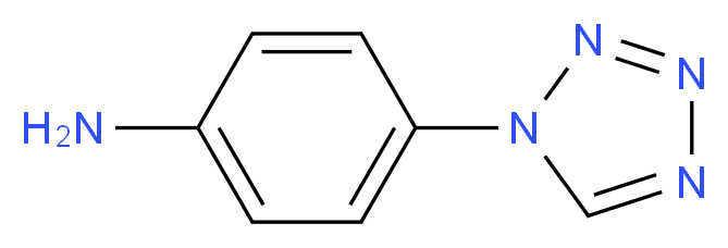 4-(1H-Tetrazol-1-yl)aniline_分子结构_CAS_14213-13-9)