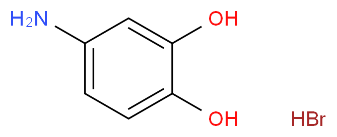 4-Aminobenzene-1,2-diol hydrobromide_分子结构_CAS_158627-59-9)