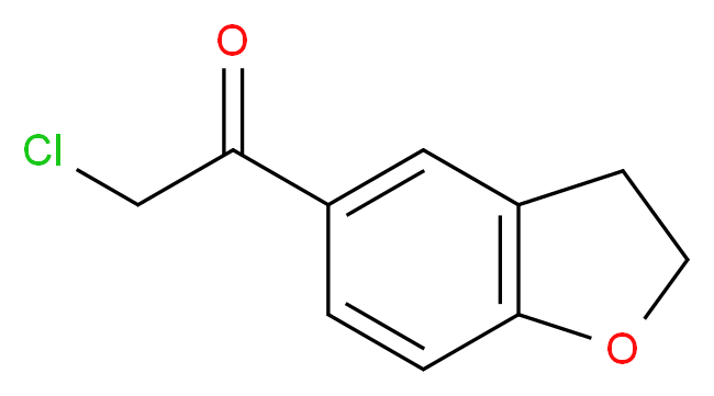 2-Chloro-1-(2,3-dihydro-benzofuran-5-yl)-ethanone_分子结构_CAS_)