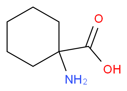 1-aminocyclohexane-1-carboxylic acid_分子结构_CAS_2756-85-6