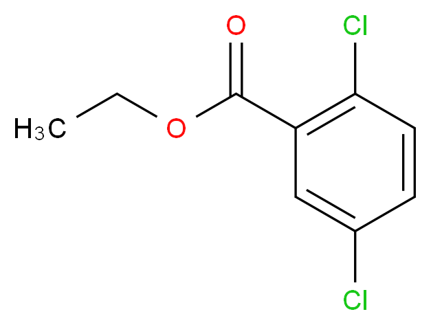 ethyl 2,5-dichlorobenzoate_分子结构_CAS_35112-27-7