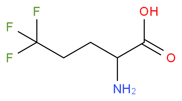 2-Amino-5,5,5-trifluoropentanoic acid 96%_分子结构_CAS_23809-57-6)