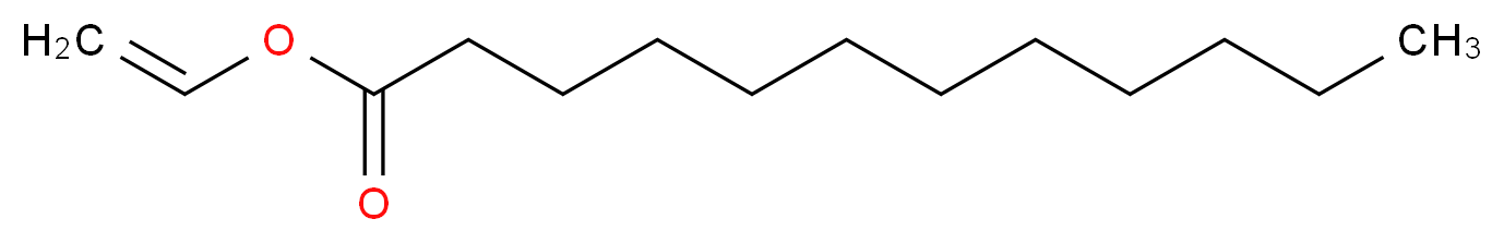 ethenyl dodecanoate_分子结构_CAS_2146-71-6