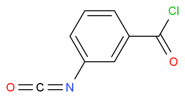 3-异氰氧基苯甲酰氯_分子结构_CAS_5180-79-0)