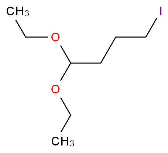 1,1-Diethoxy-4-iodobutane_分子结构_CAS_)
