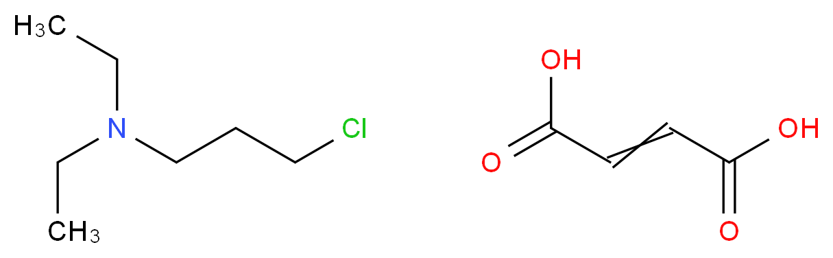 3-Diethylaminopropyl chloride maleate_分子结构_CAS_)