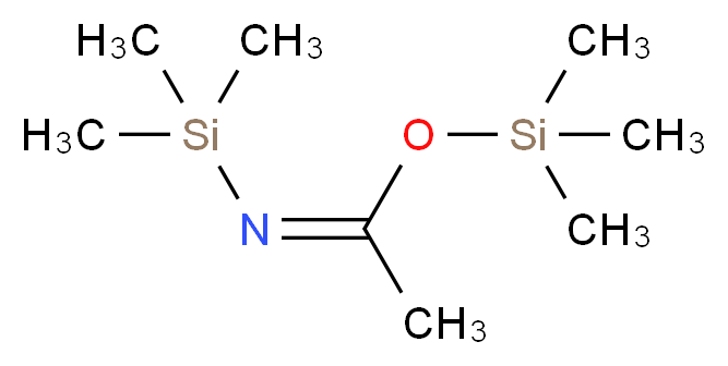 (Z)-(trimethylsilyl N-(trimethylsilyl)ethenecarboximidate)_分子结构_CAS_10416-59-8