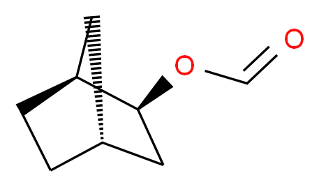 (1S,2S,4R)-bicyclo[2.2.1]heptan-2-yl formate_分子结构_CAS_41498-71-9