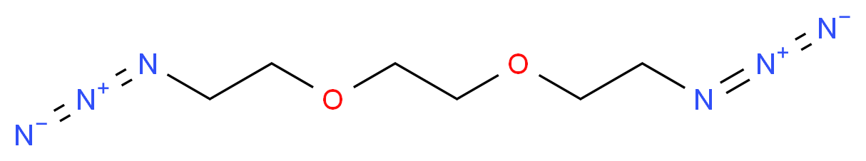 1-azido-2-[2-(2-azidoethoxy)ethoxy]ethane_分子结构_CAS_59559-06-7