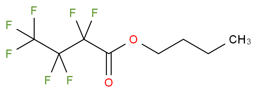 butyl 2,2,3,3,4,4,4-heptafluorobutanoate_分子结构_CAS_1559-07-5