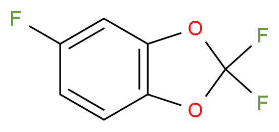 2,2,5-Trifluoro-1,3-benzodioxole 98%_分子结构_CAS_656-43-9)