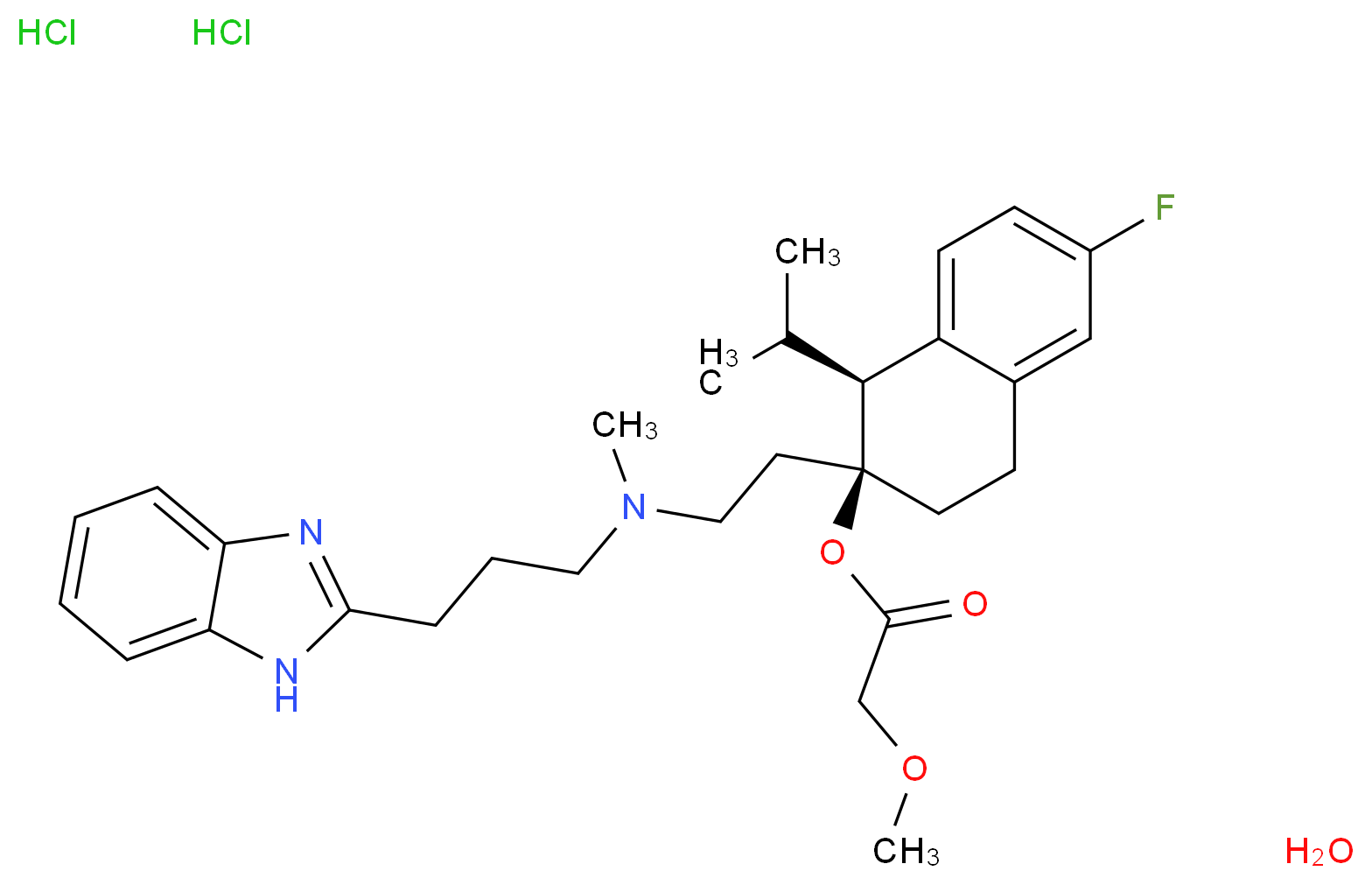 CAS_116666-63-8(anhydrous) 分子结构