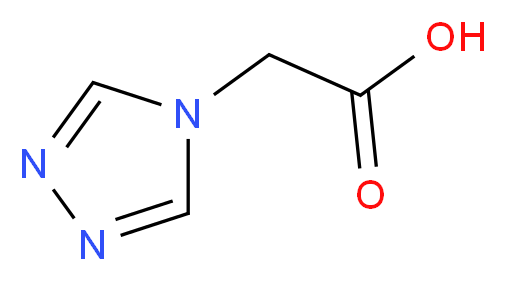 2-(4H-1,2,4-triazol-4-yl)acetic acid_分子结构_CAS_110822-97-4