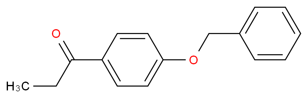 1-[4-(benzyloxy)phenyl]propan-1-one_分子结构_CAS_4495-66-3