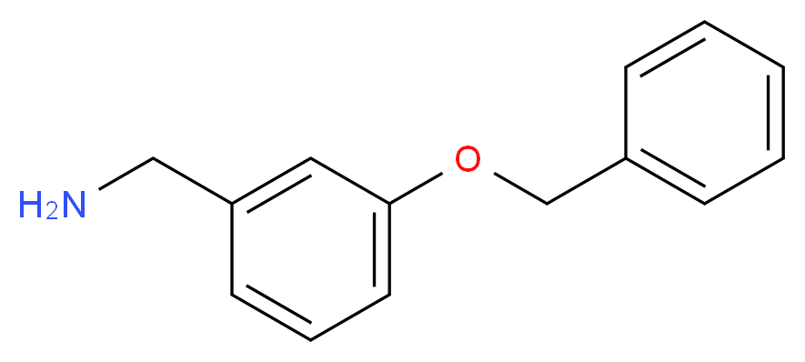 [3-(benzyloxy)phenyl]methanamine_分子结构_CAS_104566-43-0