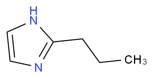 2-propyl-1H-imidazole_分子结构_CAS_50995-95-4