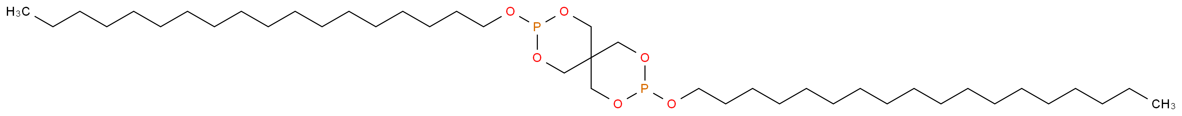 3,9-bis(octadecyloxy)-2,4,8,10-tetraoxa-3,9-diphosphaspiro[5.5]undecane_分子结构_CAS_3806-34-6