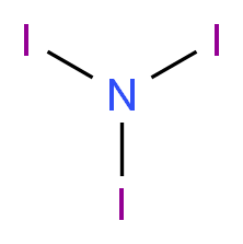 Nitrogen triiodide_分子结构_CAS_13444-85-4)