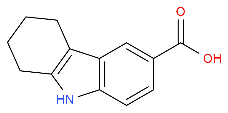 2,3,4,9-tetrahydro-1H-carbazole-6-carboxylic acid_分子结构_CAS_36729-27-8