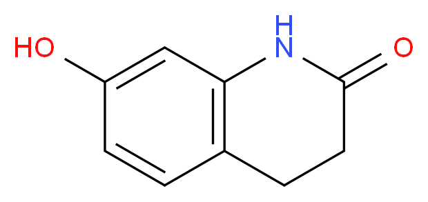 7-Hydroxy-3,4-dihydrocarbostyril_分子结构_CAS_22246-18-0)