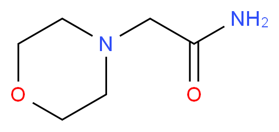 2-(morpholin-4-yl)acetamide_分子结构_CAS_5625-98-9