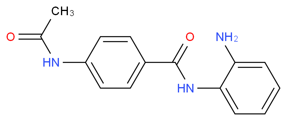 N-(2-aminophenyl)-4-acetamidobenzamide_分子结构_CAS_112522-64-2