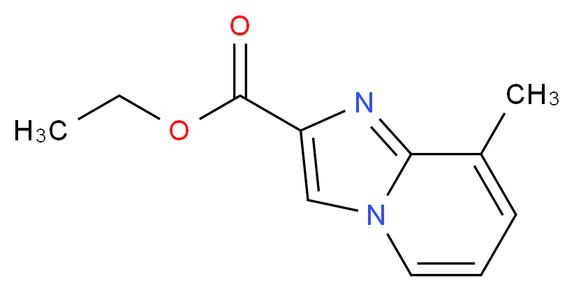8-Methylimidazo[1,2-a]pyridine-2-carboxylic acid ethyl ester_分子结构_CAS_67625-40-5)