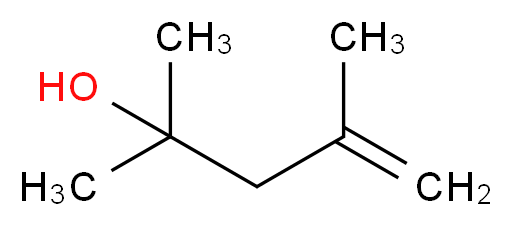 2,4-dimethylpent-4-en-2-ol_分子结构_CAS_19781-53-4