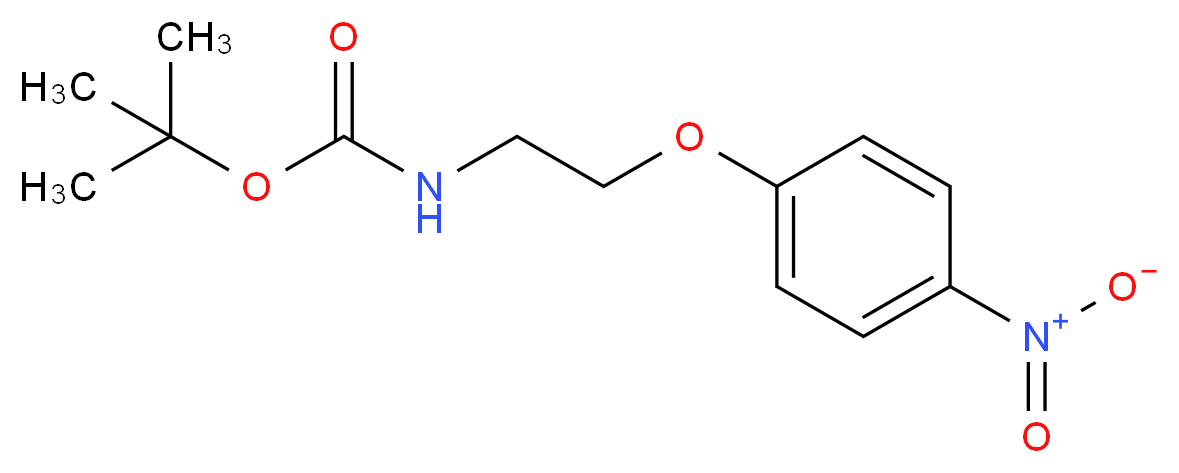 tert-Butyl (2-(4-nitrophenoxy)ethyl)carbamate_分子结构_CAS_159184-14-2)