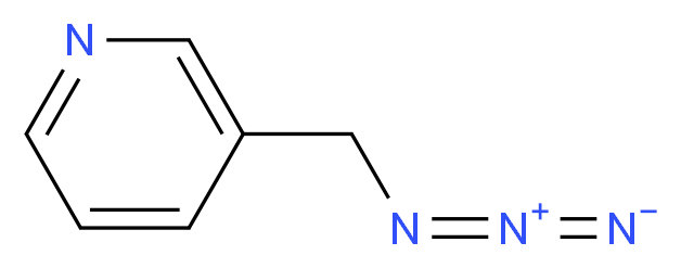 3-(azidomethyl)pyridine_分子结构_CAS_864528-33-6