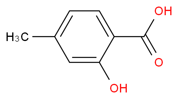 2-Hydroxy-4-methylbenzoic acid_分子结构_CAS_50-85-1)